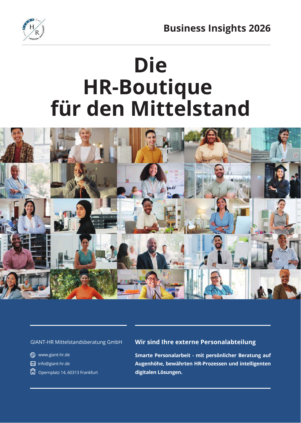Cover: GIANT-HR Magazin – Business Insights 2026